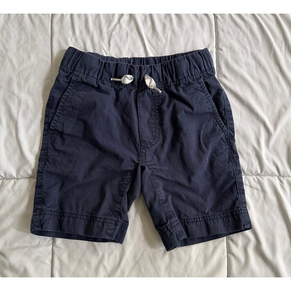 Boy's Hanna Andersson Shorts Navy Organic Cotton Sz 5